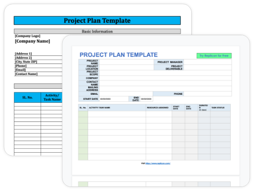 Project Plan Template for Word & Excel (Free Download) | Polaris
